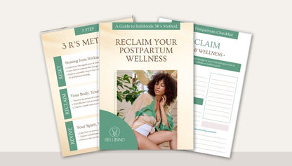 Reclaim your Postpartum Wellness Checklist & Journal - BellibindBellibind